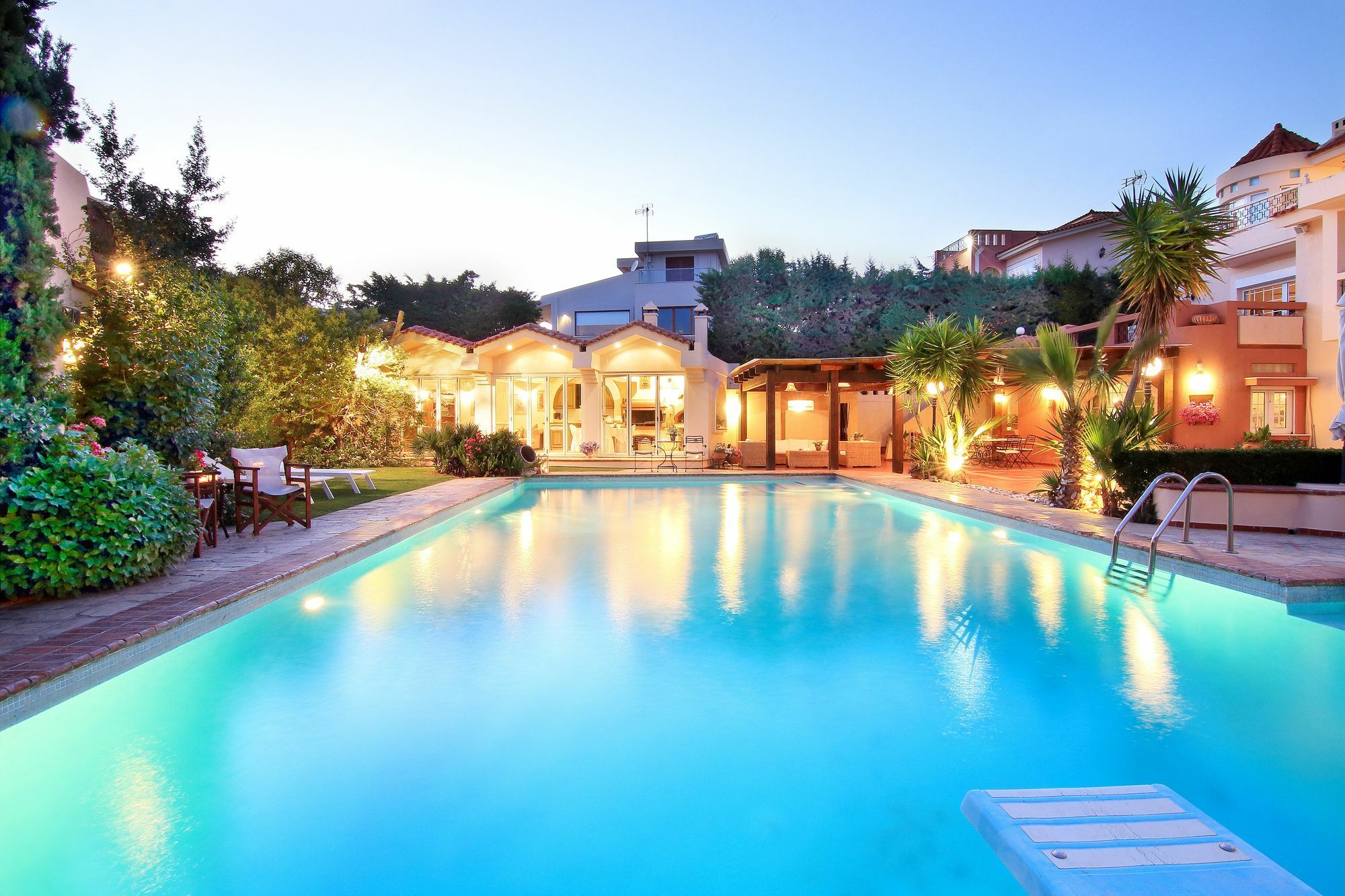 Вилла Oasis Pool House By Ghh Лагонисси Экстерьер фото